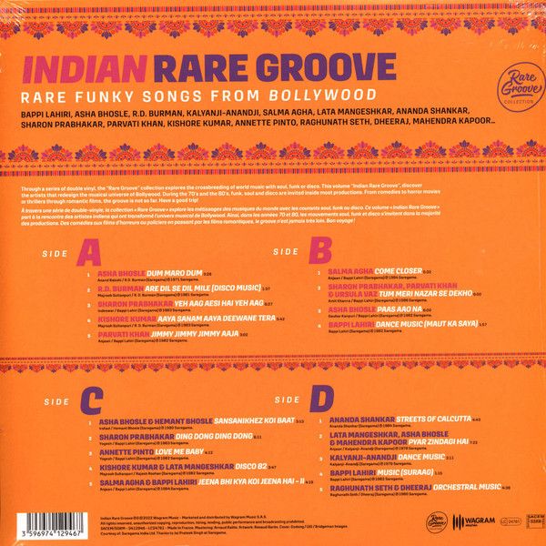 Various Artists - Indian Rare Groove (Rare Funky Songs From Bollywood) - 2LP (Used Vinyl)