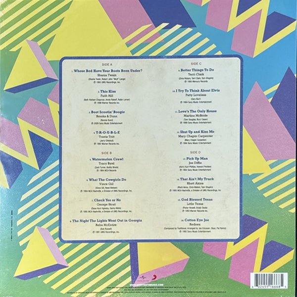 Various Artist - Now Country Classics: 90s Dance Party (Lemon and Spring Green Colored Vinyl) - 2LP