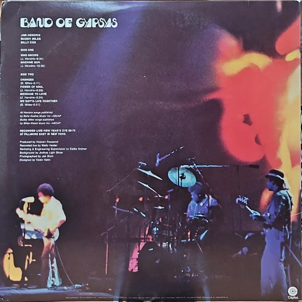 Jimi Hendrix - Band Of Gypsys - LP (Used Vinyl)