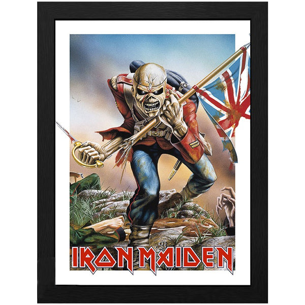 IRON MAIDEN - Framed print "Trooper Eddie" (30x40)