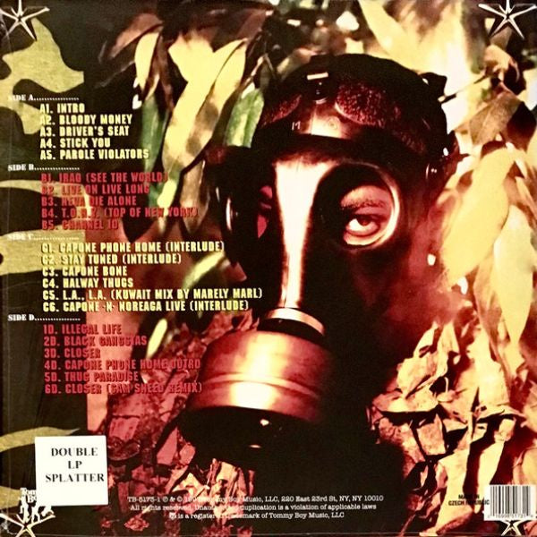 Capone-N-Noreaga - The War Report (Limited Edition Clear with Red & Blue Splatter) - 2LP