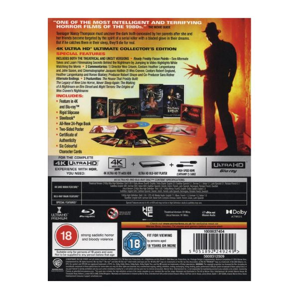 كابوس في شارع إلم - (إصدار محدود فاخر من ستيل بوك) - 4K Ultra HD + Blu-Ray