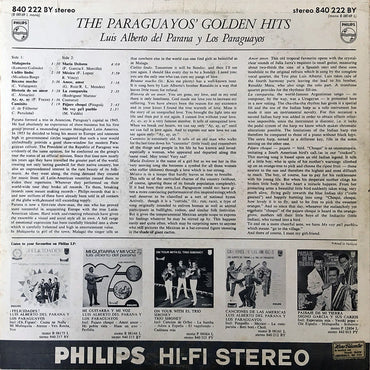 Luis Alberto Del Parana Y Los Paraguayos - The Paraguayos' Golden Hits - LP (Used Vinyl)