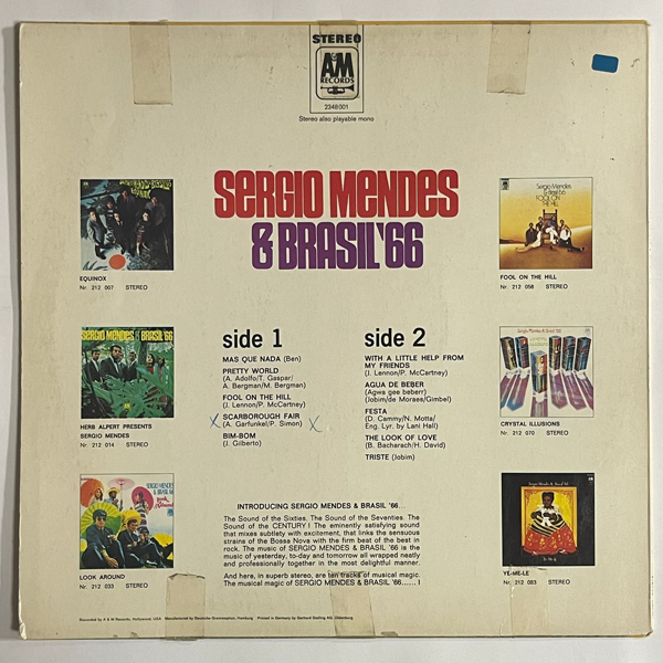 Sergio Mendes & Brasil '66 - Sergio Mendes & Brasil '66 - LP (Used Vinyl)