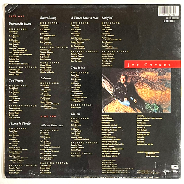 Joe Cocker - Unchain My Heart - LP (Used Vinyl)