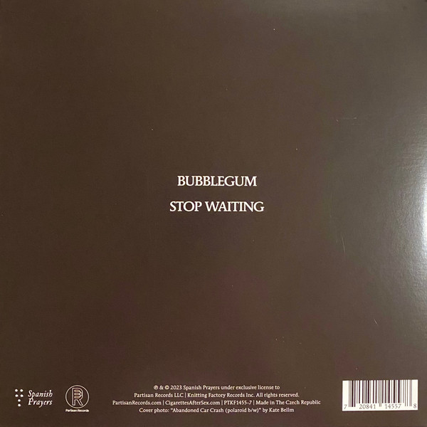 Cigarettes After Sex - Bubblegum/Stop Waiting - 7"