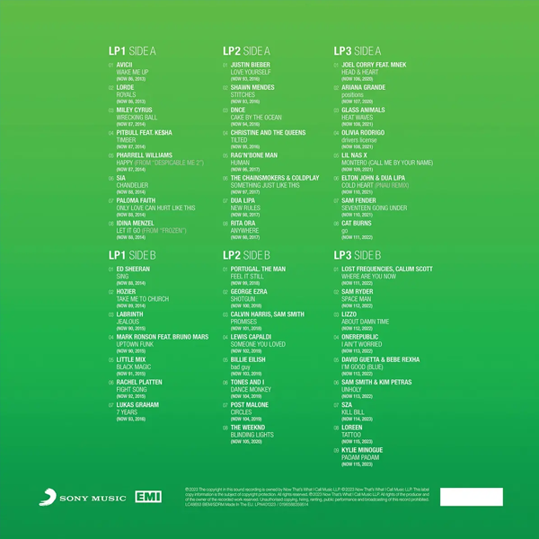 Various Artists - NOW That's What I Call 40 Years: Volume 4 - 2013-2023 (Limited Edition Green Vinyl) - 3LP