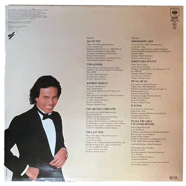 Julio Iglesias - 1100 Bel Air Place - LP (Used Vinyl)