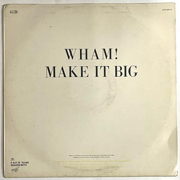 Wham - Make It Big - LP (أسطوانة فينيل مستعملة)
