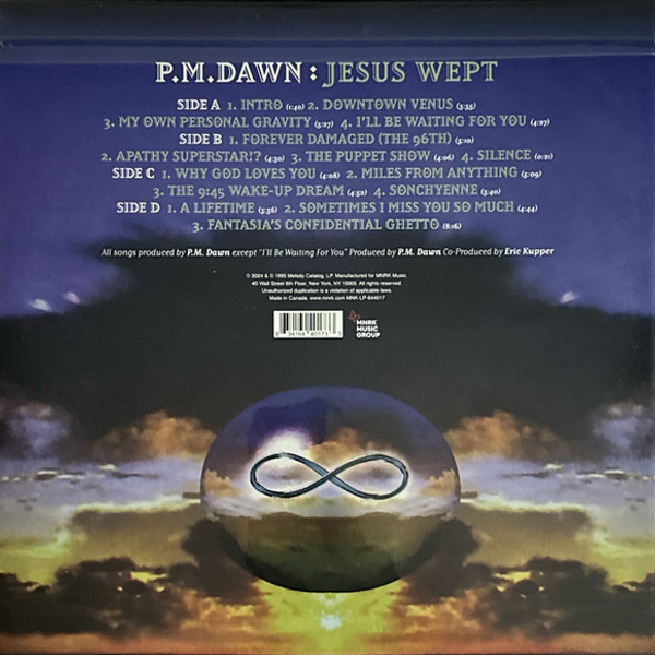 PM Dawn - Jesus Wept (إصدار محدود حصري من الفينيل الأرجواني بمناسبة يوم تسجيلات المتاجر المستقلة 2024 - يقتصر على 1800 وحدة) - أسطوانتان