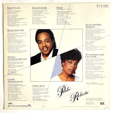 Peabo Bryson / Roberta Flack - Born To Love - LP (Used Vinyl)