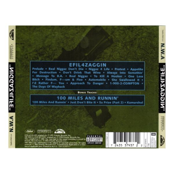 إن دبليو إيه - إيفيل فور زاغين - قرص مضغوط