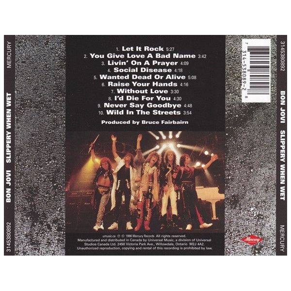 بون جوفي - زلق عند البلل - قرص مضغوط