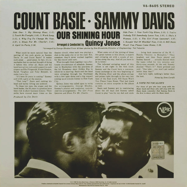 Sammy Davis • Count Basie - Our Shining Hour - LP (Used Vinyl)