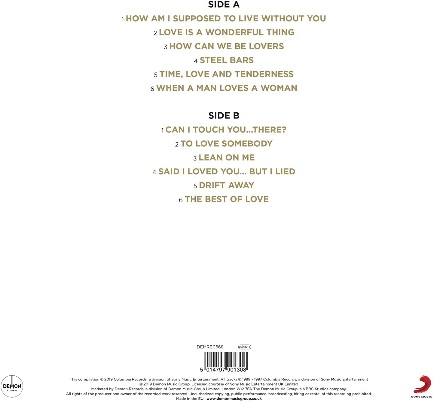 مايكل بولتون - جولد (فينيل ذهبي) - ألبوم