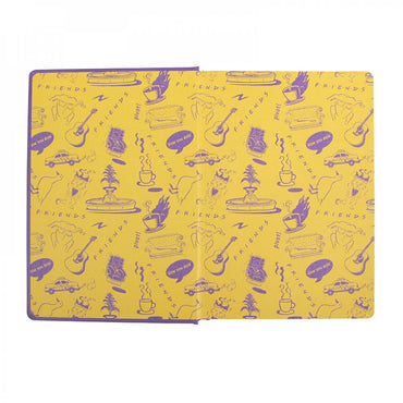 Half Moon Bay F.R.I.E.N.D.S. The One With The… Design Warner Bros. Licensed Purple 240 pages A5 Hardcover Notebook
