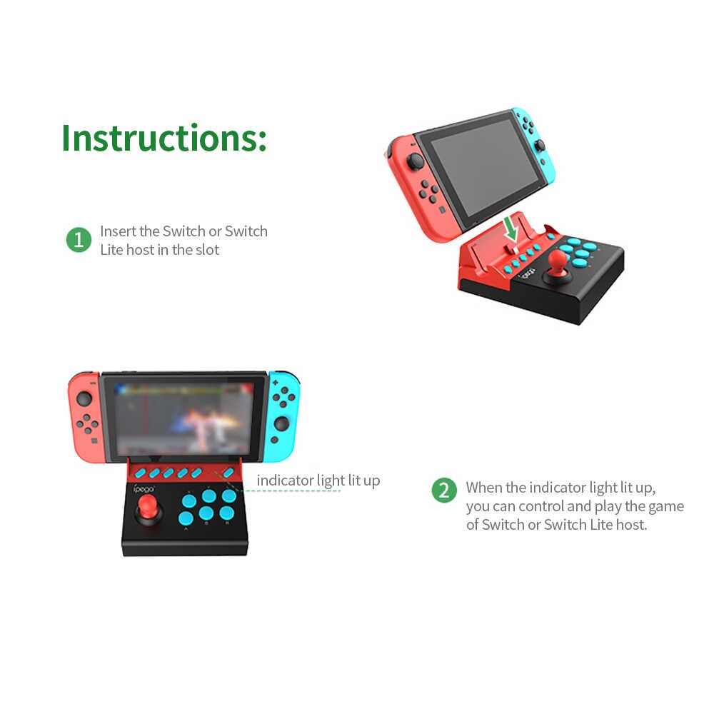 iPega : PG-9136A Gladiator Joystick For N-Switch/N-Switch Lite (Neon Green)