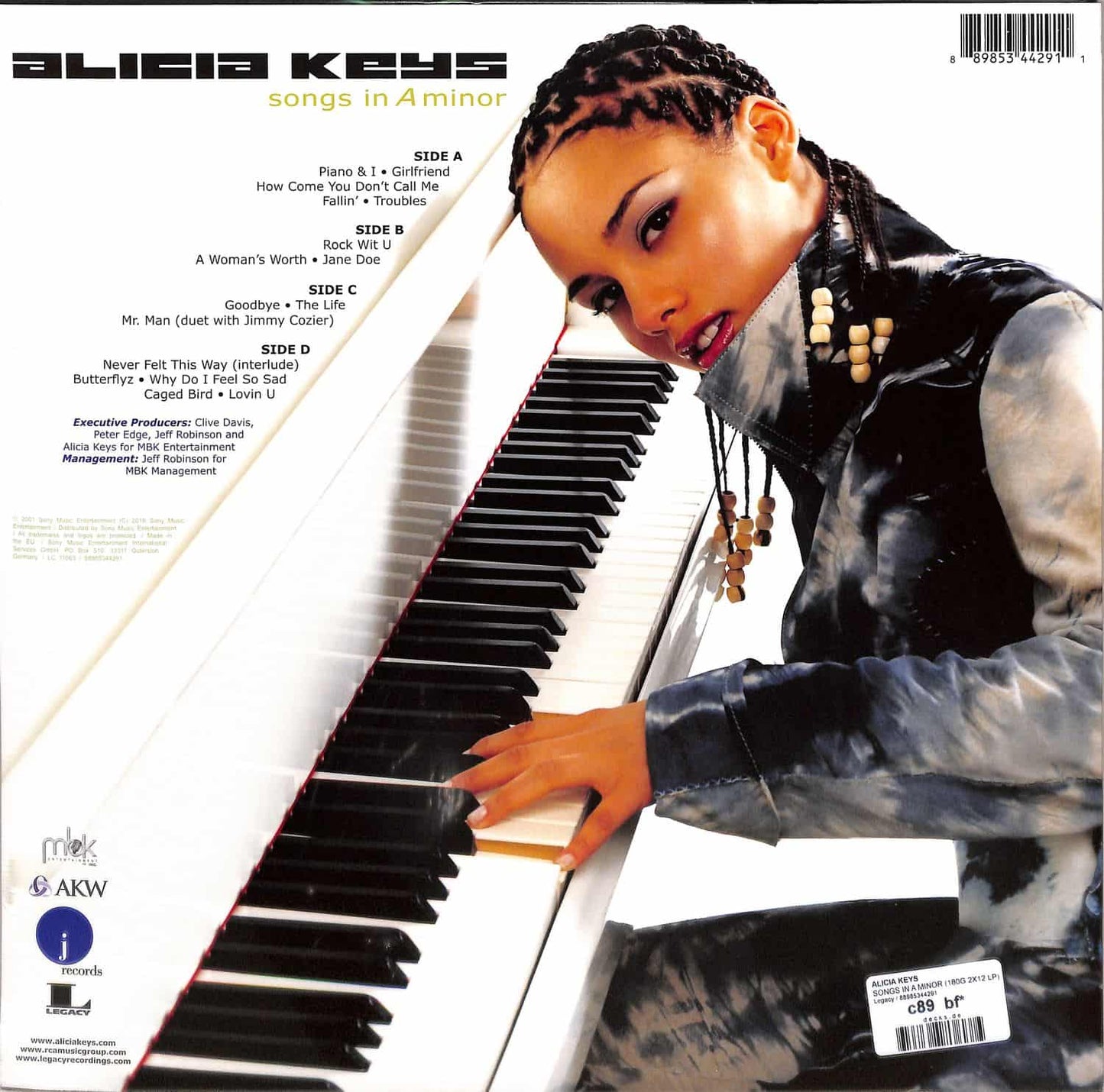 Alicia Keys - Songs in A Minor - 2LP