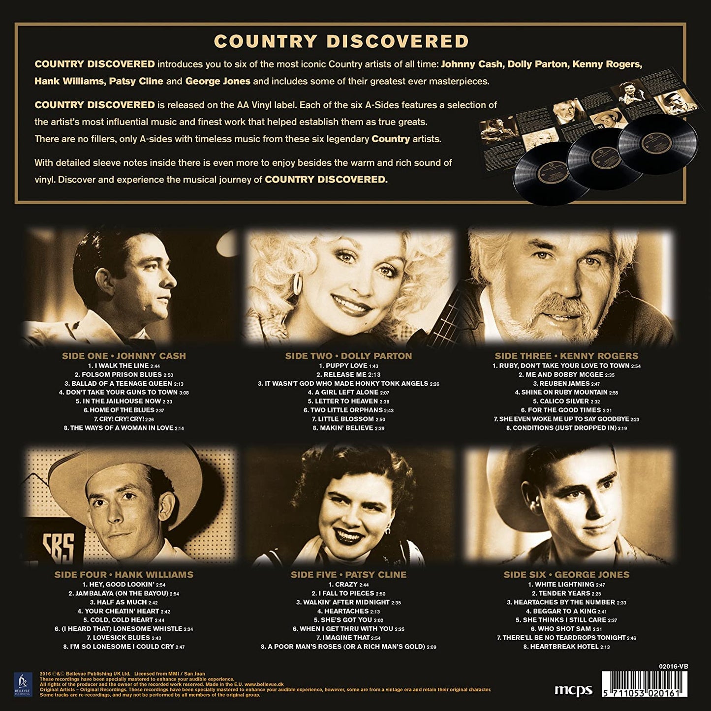 Various Artists - Country Discovered - 3LP