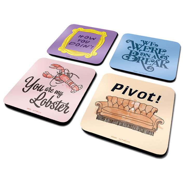 Shop Friends Coasters Set of 4 Quotes Dubai
