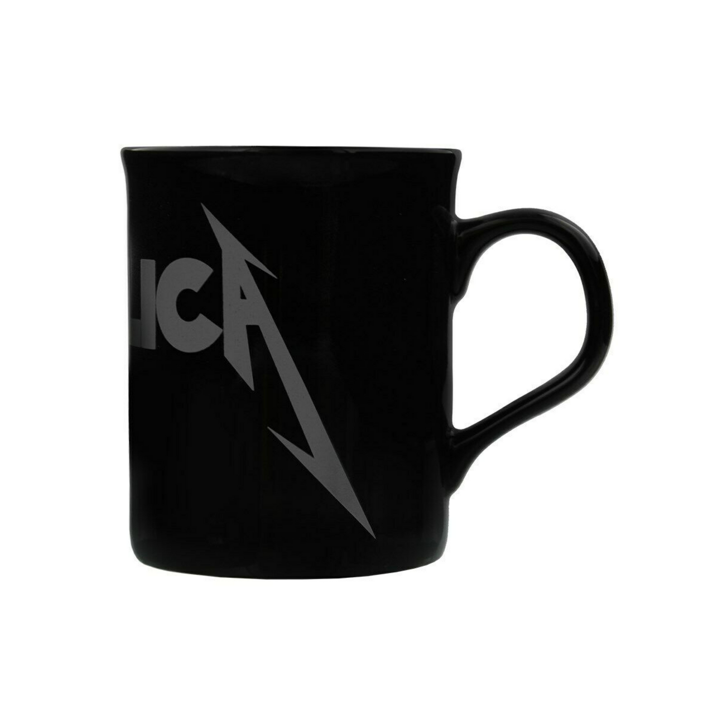Metallica Grey Logo Black Coffee/Tea Mug