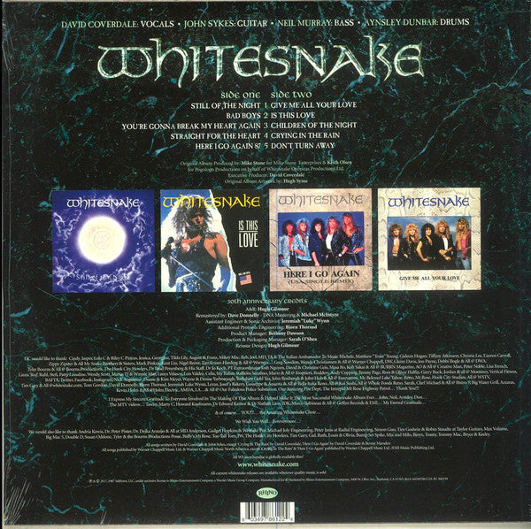 Whitesnake - 1987 (30th Anniversary Edition) -LP