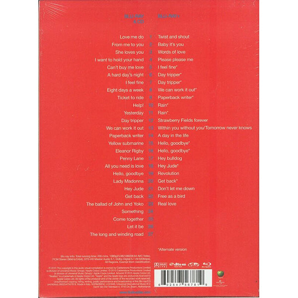 البيتلز: 1+ (إصدار فاخر) - قرص مضغوط + قرصان بلو راي