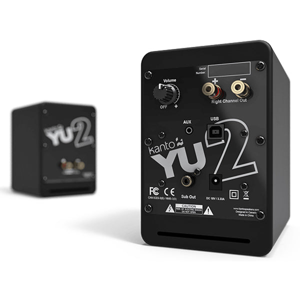 مكبر صوت كانتو لأجهزة الكمبيوتر المكتبية المخصصة للألعاب (YU2MB) - أسود