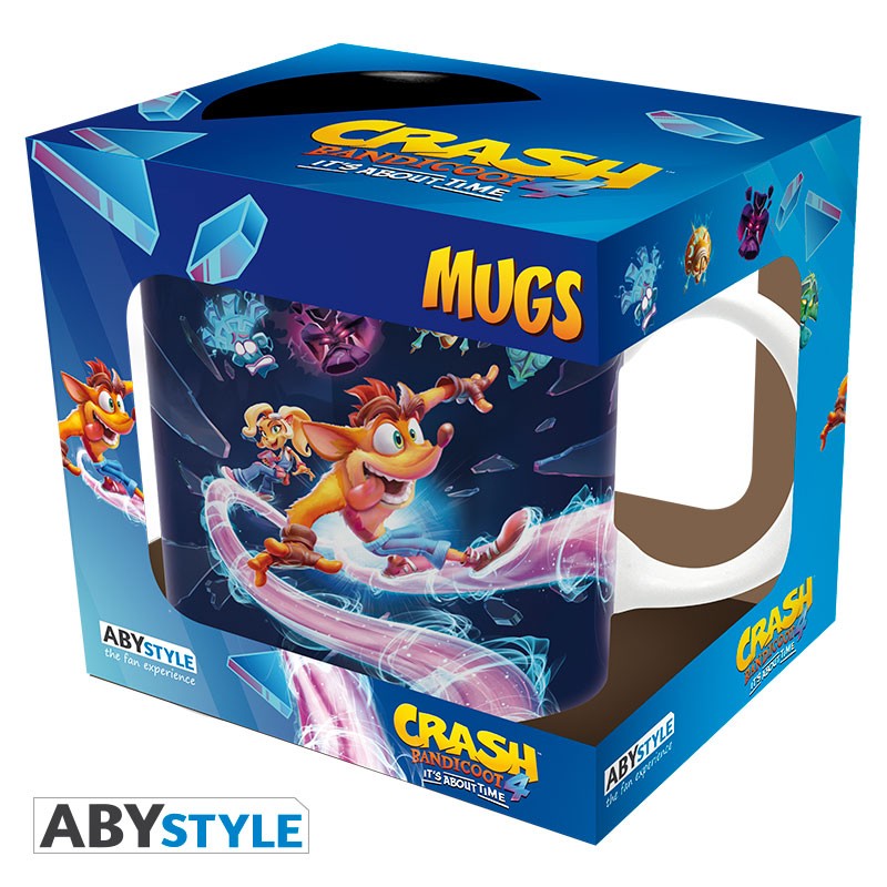 CRASH BANDICOOT - Mug - 320 ml - It's About Time -subli- with box x2