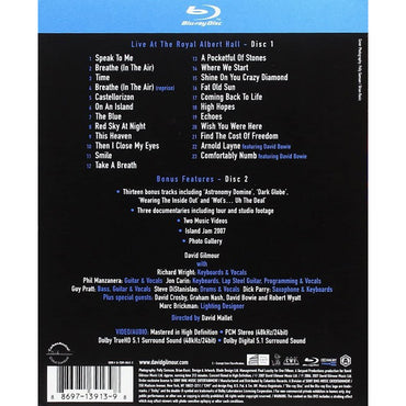 David Gilmour: Remember That Night: Live at the Royal Albert Hall - Blu-ray