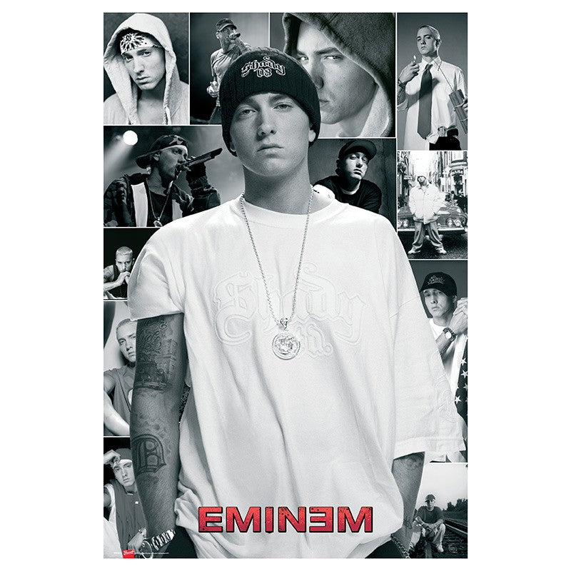 Eminem - "Collage" Poster Design EMINEM Licensed. Now available online in UAE