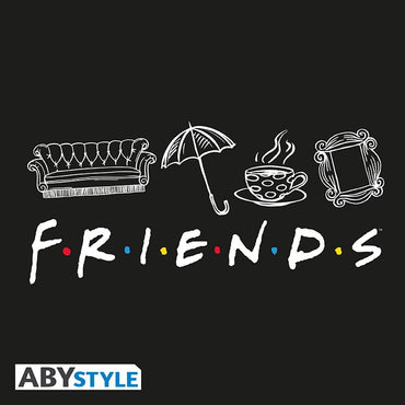 FRIENDS - Tshirt "Friends" SS black