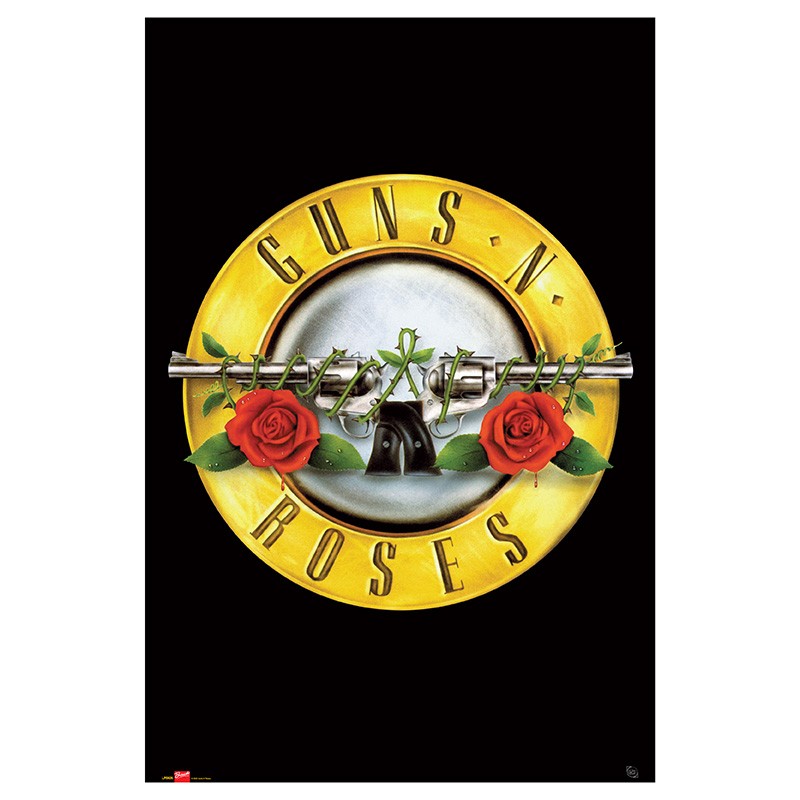 Guns N Roses - "Logo" Poster Design GUNS N ROSES Licensed. Now available online in UAE