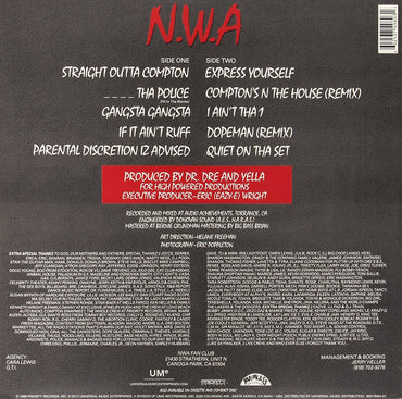 N.W.A - Straight Outta Compton - LP