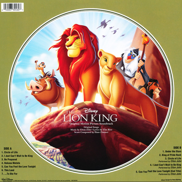 Various Artists - The Lion King (Original Motion Picture Soundtrack) - LP