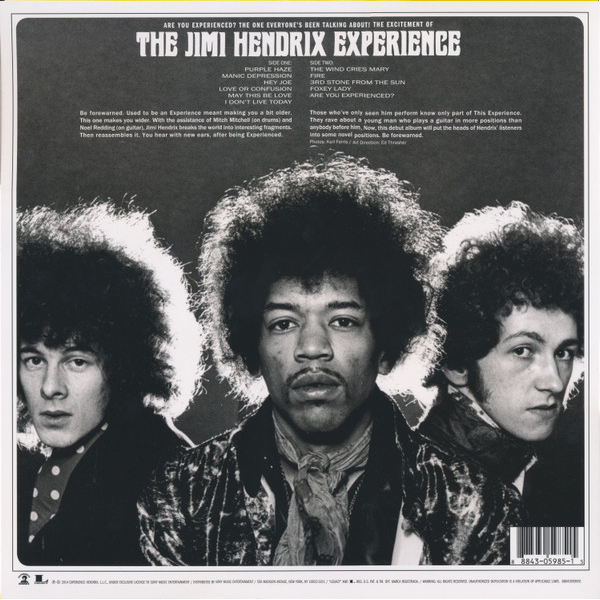 Jimi Hendrix - Are You Experienced - LP