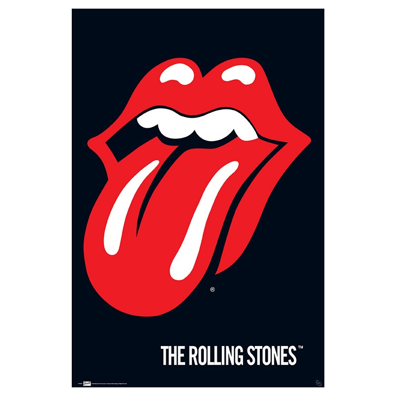 The Rolling Stones - "Lips" Poster Design THE ROLLING Licensed. Shop now online in uae