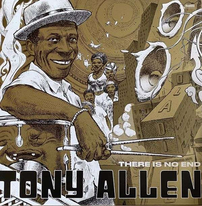 Tony Allen - There Is No End - 2LP (Limited Edition Collector 2LP Pack ﻿Includes Drum Sticks, Tote, and Slipmat)