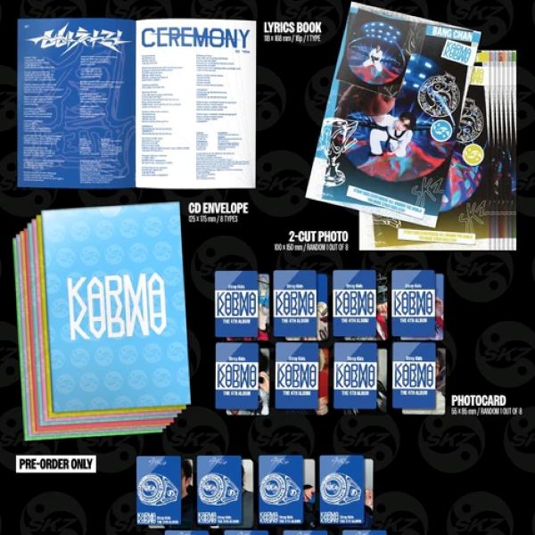 Stray Kids - 4th Full Album [KARMA] (ACCORDION Ver.)(Random) - CD
