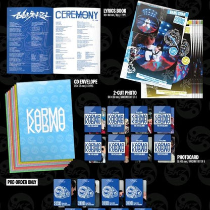 Stray Kids - 4th Full Album [KARMA] (ACCORDION Ver.)(Random) - CD