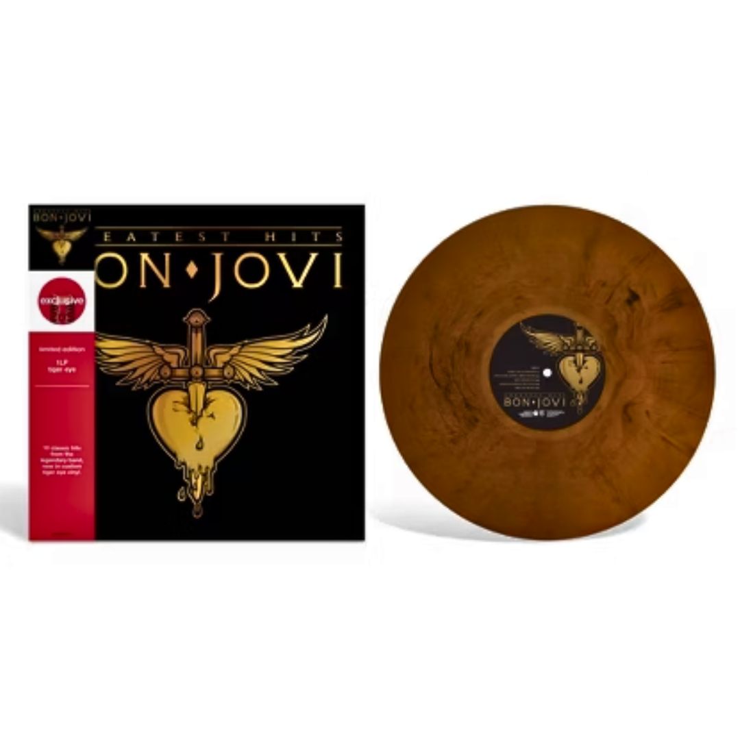 Bon Jovi - Greatest Hits (Limited Edition Tiger Eye Vinyl) - LP