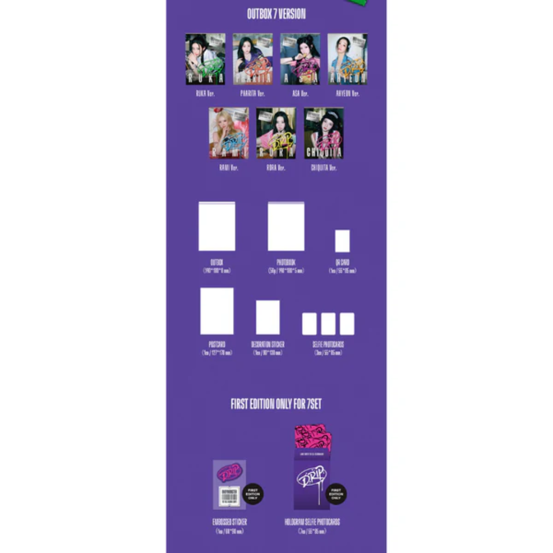 Babymonster - 1st Full Album Drip - (Yg Tag Album Ver.)