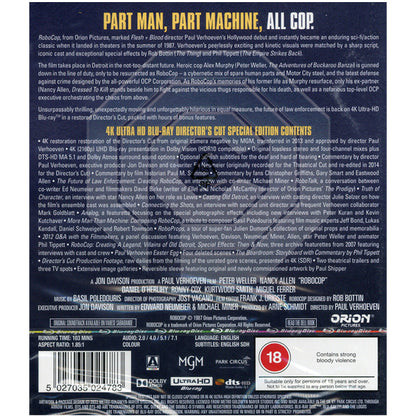 Robocop (Director's Cut) - Blu-ray 4K