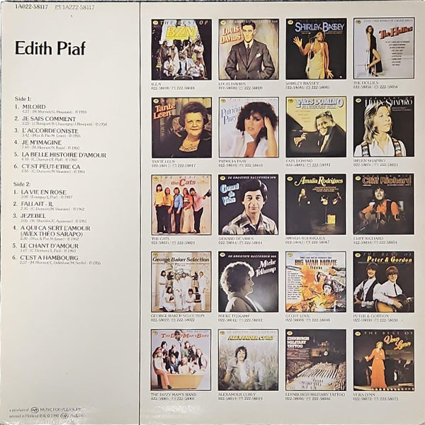 Edith Piaf - Edith Piaf - LP - (Used Vinyl)