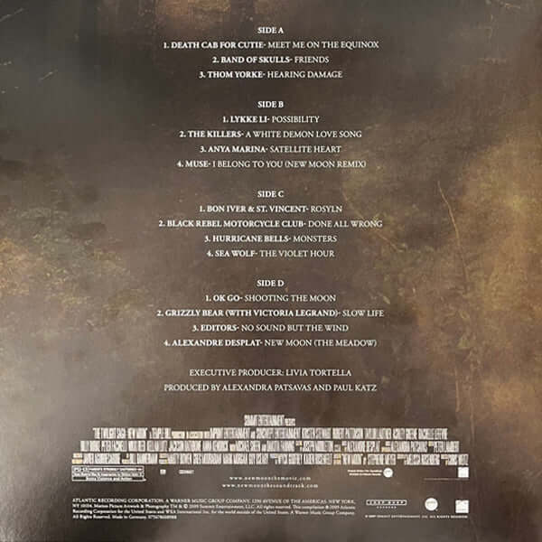 Various Artist - (Ost) The Twilight Saga: New Moon (Limited Edition Gold Vinyl) - 2LP