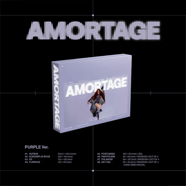 JISOO - الألبوم المصغر الأول [AMORTAGE] - (إصدار فاخر)