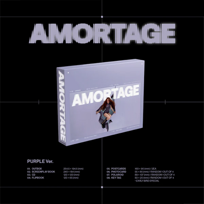JISOO - الألبوم المصغر الأول [AMORTAGE] - (إصدار فاخر)