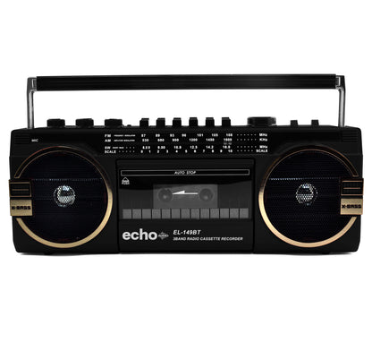 Black color Portable Cassette Player Tape Recorder. Now available online in UAE