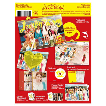 Hearts2Hearts - 2nd Mini Album [Lemon Tang] (Photobook Ver.) ( Random )