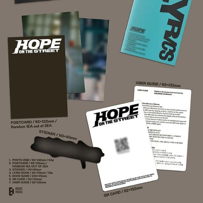 j-hope - [HOPE ON THE STREET VOL.1] (Weverse Albums Ver.). Shop now online music store in UAE
